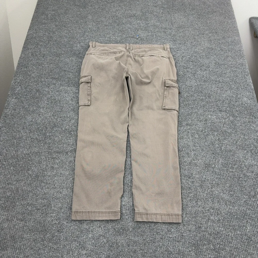 L.L. Bean Cargo Pants Mens 34x29 Brown Cotton BeanFlex Classic Fit Utility Style